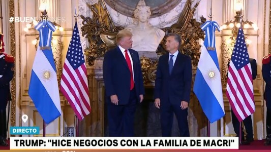 Macri y Trump se reúnen en la Casa Rosada