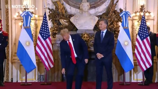 Trump tiró el auricular cuando le hablaba Macri: "Le entendí mejor en su idioma"