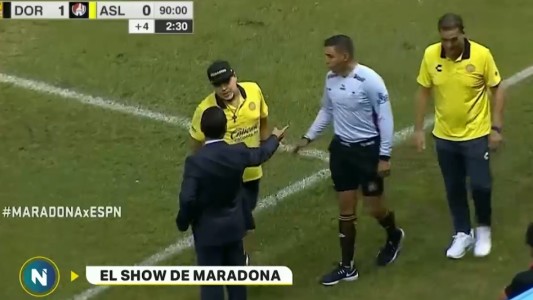 Los Dorados de Sinaloa ganaron la primera final con otro show de Maradona en el banco