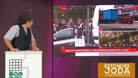 Esto no es joda, es información: el blooper de Adrián Ventura al aire