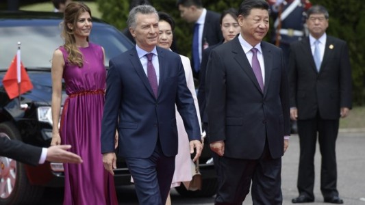 Macri recibe al presidente de China en la Quinta de Olivos