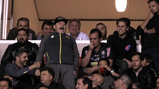 Maradona terminó a las trompadas tras perder el ascenso en México