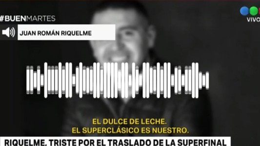 Riquelme, triste por el traslado de la Superfinal