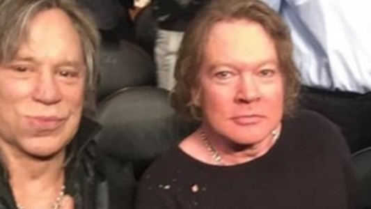 La foto de Mickey Rourke y Axl Rose que explotó en las redes sociales