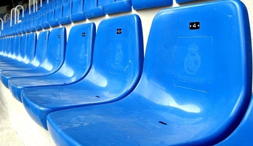 El probador de butacas del Bernabéu