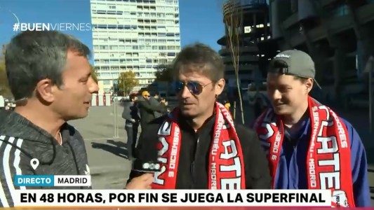 "Hay muchos policías": los hinchas ya llegaron a Madrid para la Superfinal