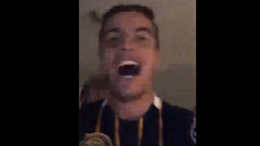 Copa Argentina: El festejo a la distancia de una figura de la selección