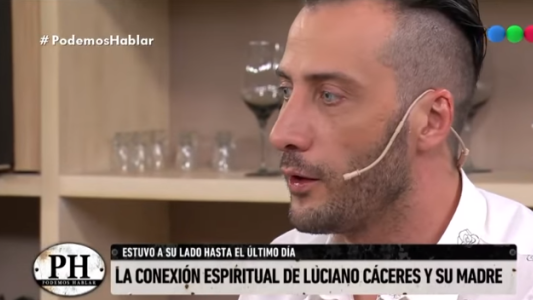 El emotivo relato de Luciano Cáceres: "Creo en los ángeles por una experiencia que viví con mi mamá antes de su muerte"