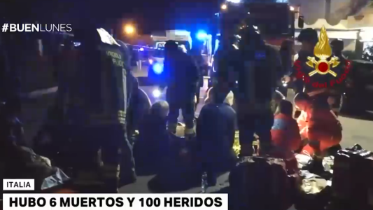 Trágica estampida en un boliche en Italia