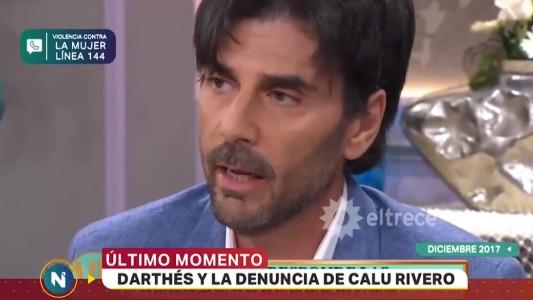 Qué decía Juan Darthés tras la denuncia de Calu Rivero