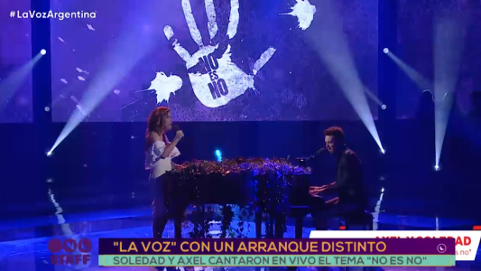 "No es no": "La Voz", con un arranque distinto