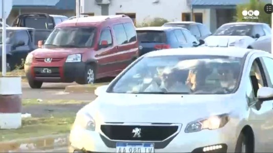 Así salió Boudou de la cárcel de Ezeiza