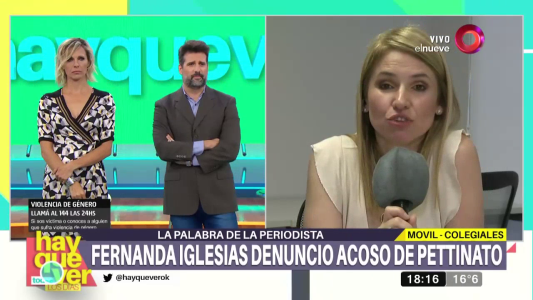 Fernanda Iglesias denunció a Roberto Petinatto: "Se masturbó delante mío”