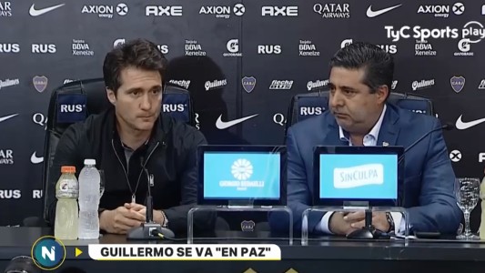 Boca: Angelici anunció la desvinculación de Guillermo Barros Schelotto
