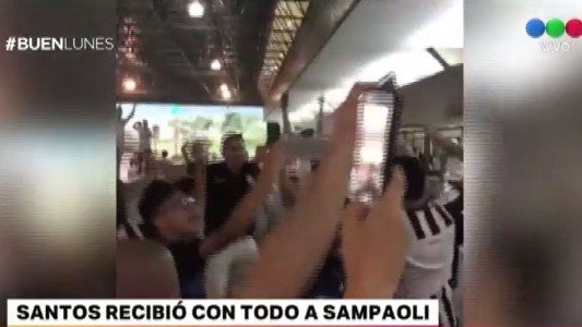 Santos recibió con todo a Sampaoli