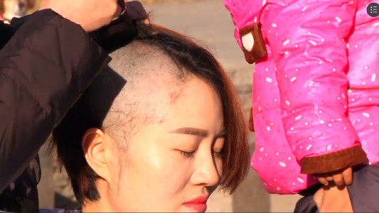 Insólita protesta en China