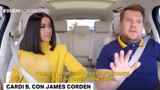 Las confesiones de Cardi B en el carpool karaoke