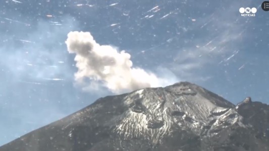 Impactantes imágenes de la erupción del Volcán Popocatepetl