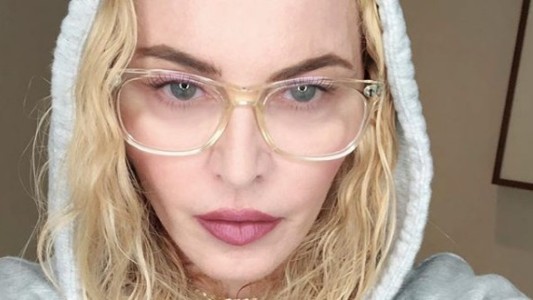 Madonna la rompió en Instagram con una foto desnuda de cuando tenía 19 años