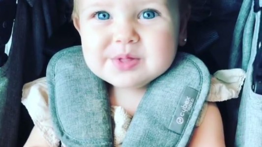 La China Suárez y un tierno video de las primeras palabras de Magnolia