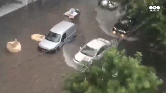 Las calles como ríos en Lomas de Zamora