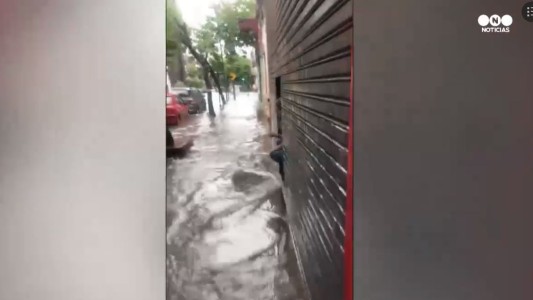 Villa Crespo bajo el agua