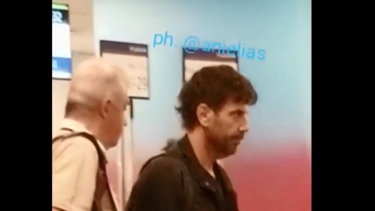 Video: grabaron a Juan Darthés cuando se iba a Brasil