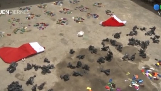 Una familia vendía droga escondida en botas y gorros de Papá Noel
