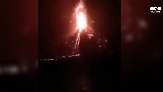 La furia del volcán Krakatoa