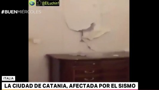 Fuerte temblor cerca del volcán Etna