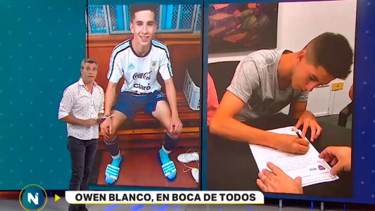 Owen Blanco, la joya del ascenso que compró Boca