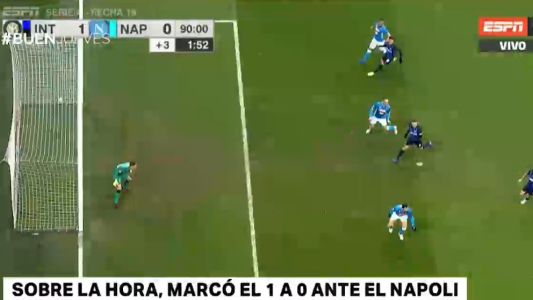 Lautaro Martínez, héroe del Inter