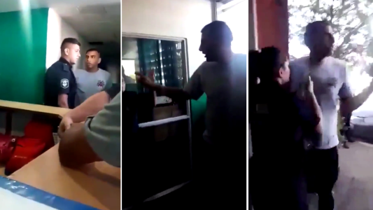 Video: dos policías fueron borrachos a la comisaría y sus compañeros los echaron
