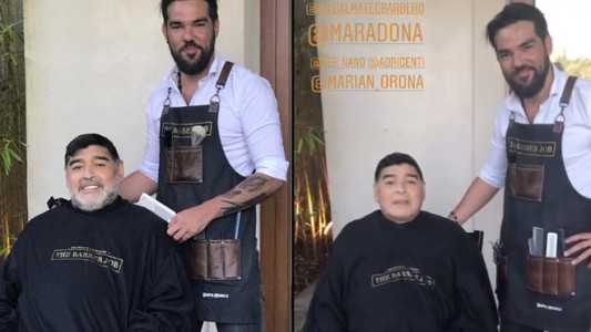 El cambio de look y el mensaje de Diego para el 2019: "Vaya donde vaya soy argentino"