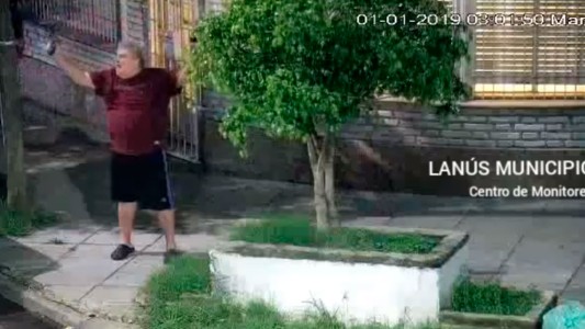 Video impactante: festejó Año Nuevo a los tiros y fue detenido