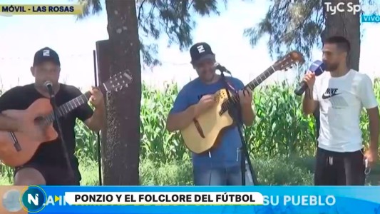 Ponzio se animó a cantar folclore y sorprendió a todos