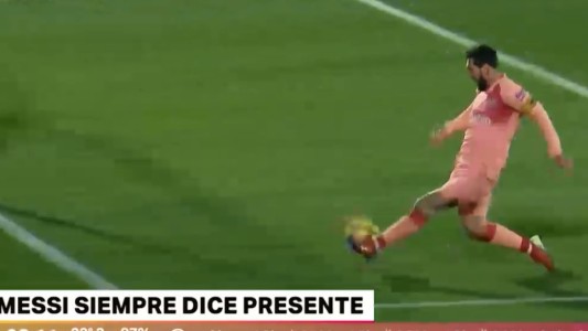 Messi volvió a convertir y se afianza como goleador de la Liga