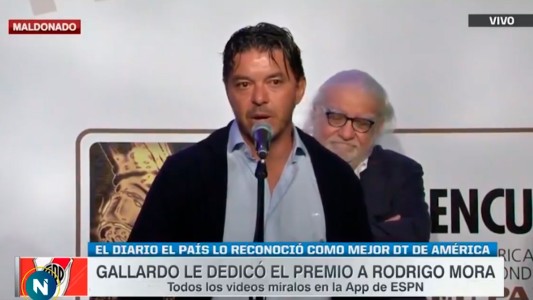 El emotivo mensaje de Gallardo para Rodrigo Mora