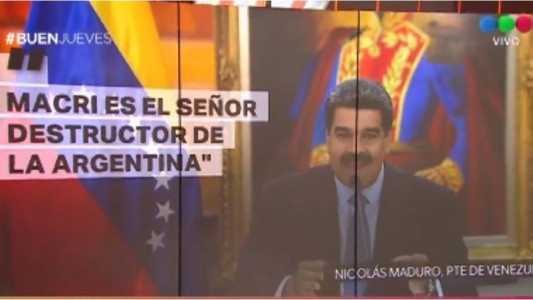 Maduro cargó contra Macri: "Es el destructor de la Argentina"