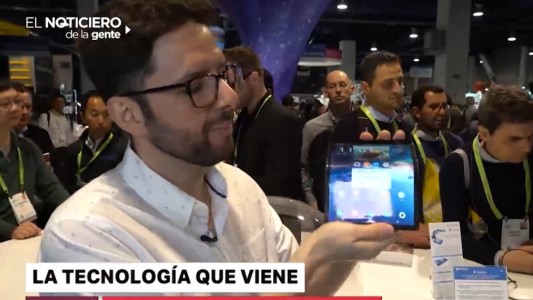 CES 2019: celular que se dobla y TV que se enrolla