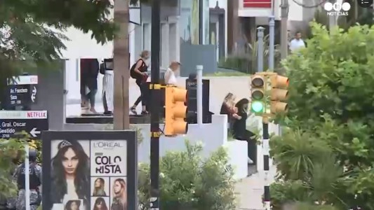 El momento de la liberación de los rehenes