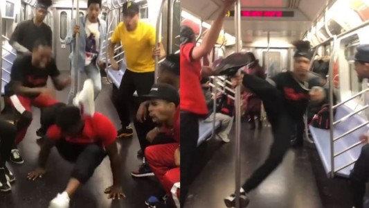 La increíble coreografía de hip hop en un subte de Nueva York que explota en las redes
