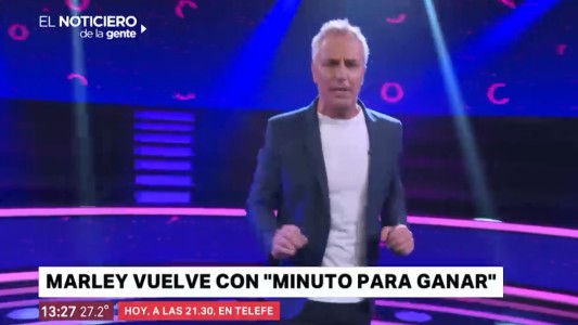 Vuelve Marley con "Minuto para ganar" los 60 segundos más adrenalínicos de la TV