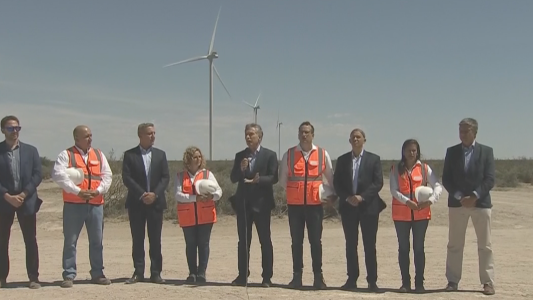 Macri: el nuevo parque eólico y el precio de la energía
