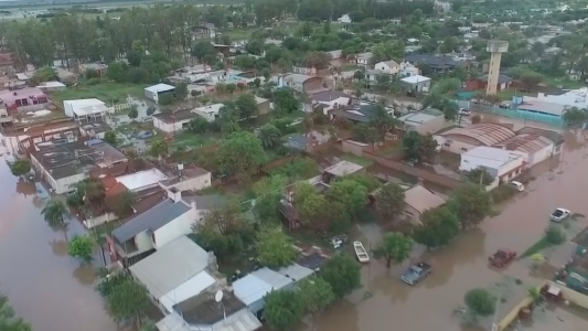 Un pueblo bajo el agua