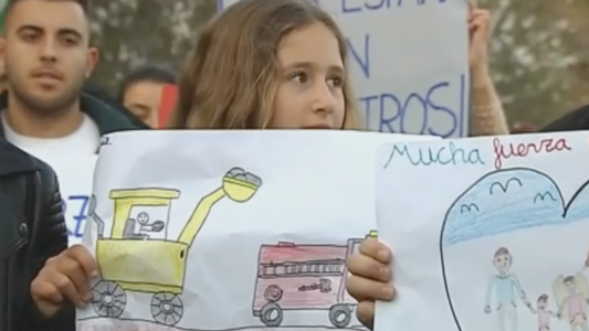 Los tiernos mensajes de los chicos para Julen