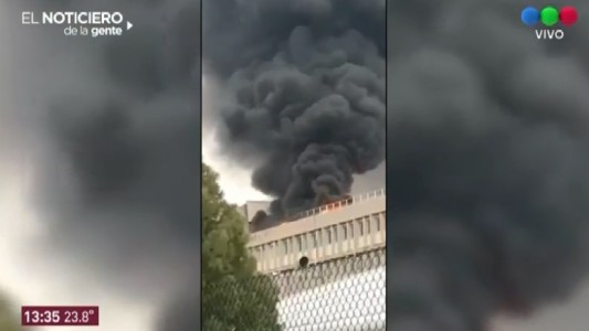 Fuego y explosión en Lyon