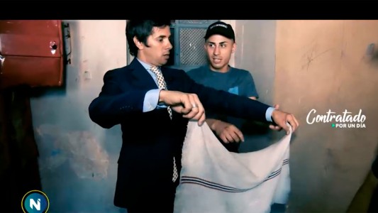 Contratado por un día: Roberto Funes Ugarte y un día como lavacoches