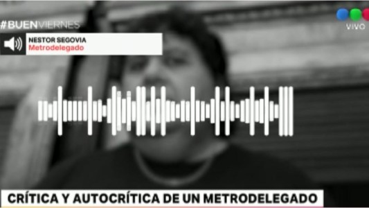 Néstor Segovia: “A Cristina le pido perdón por los paros innecesarios”