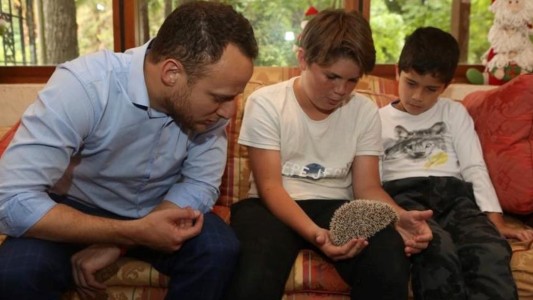 La extraña mascota que recibió de regalo el nene de Chimuelo